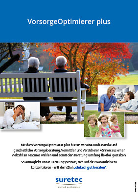 Flyer VorsorgeOptimierer plus