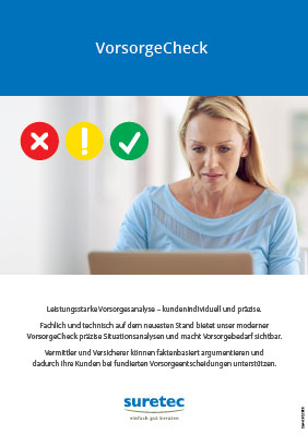 Flyer VorsorgeCheck