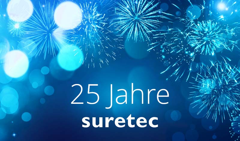 Teaser 25 jähriges Jubiläum von Suretec